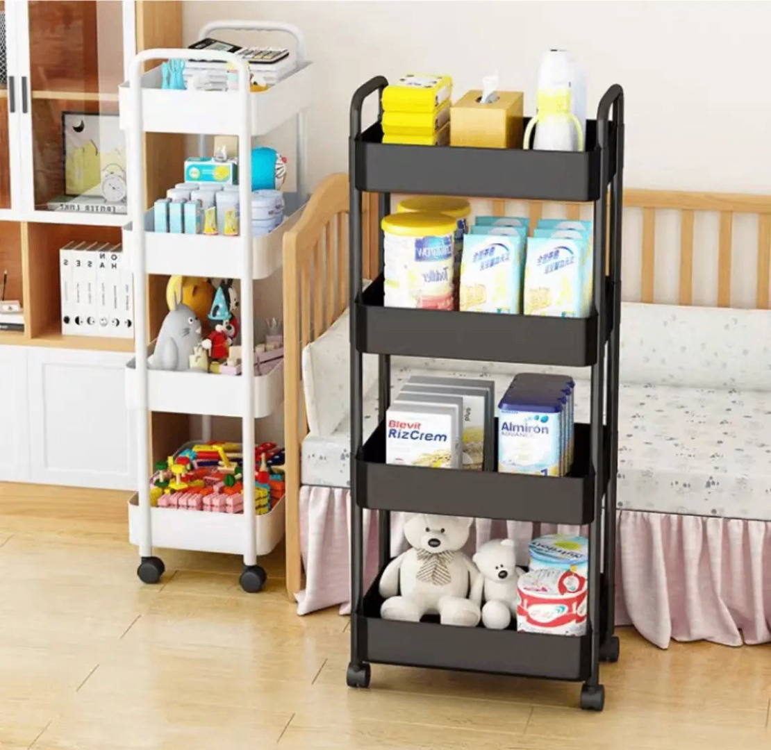 Étagère Roulante 4 Niveaux