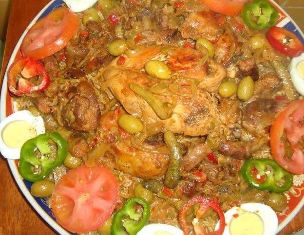 Poulet Yassa aux olives