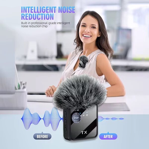 Microphone Lavalier sans Fil