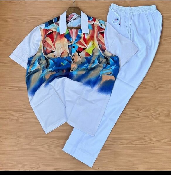 Top t shirt and long down