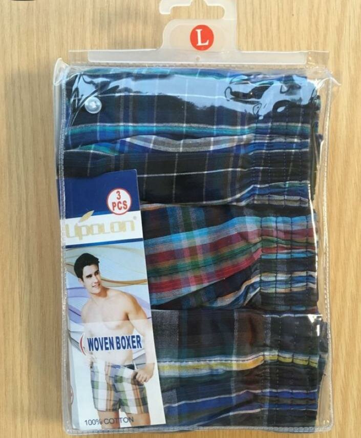 Caleçons colorés en coton