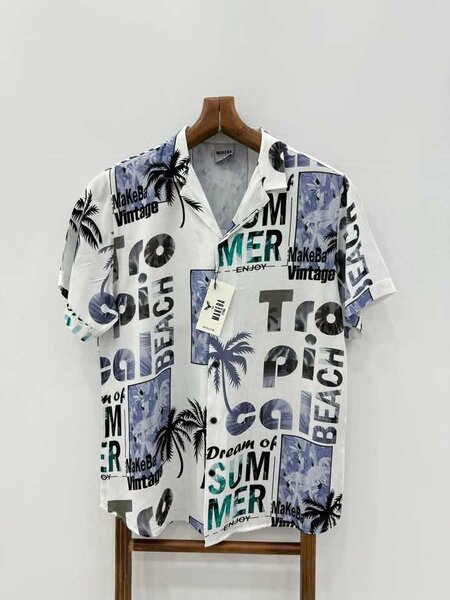 Chemise à Motifs d'Été