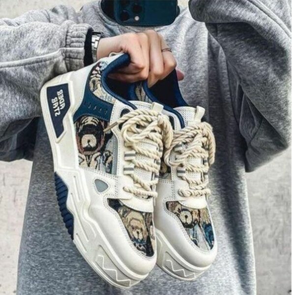 Baskets tendance style rétro