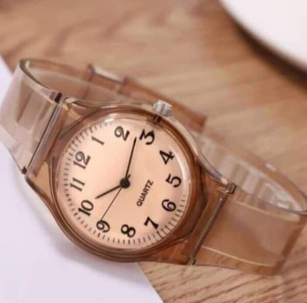 Montre Quartz Bracelet Transparent