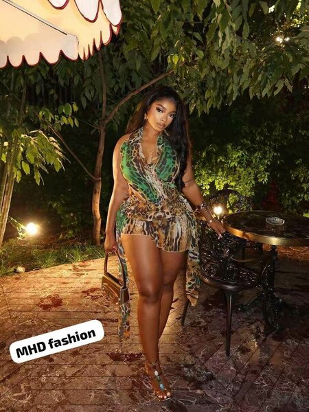 Robe d'été imprimée