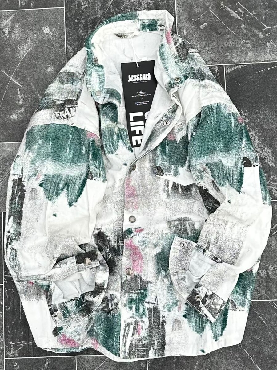 Veste en jean moderne