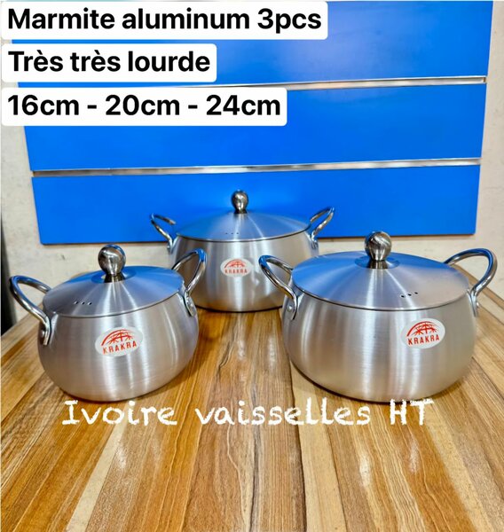 Marmites 3pcs kedjenou
