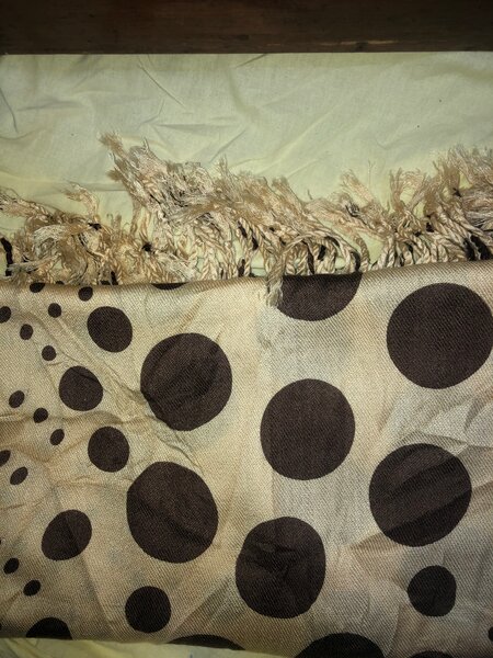 Écharpe à pois élégante