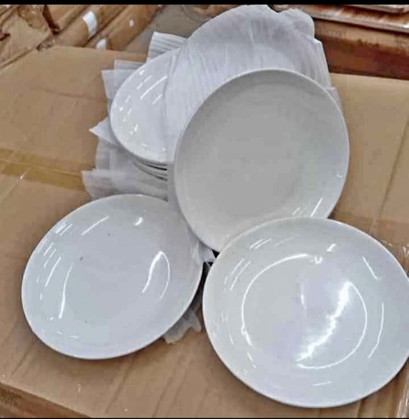 6 Assiettes en porcelaine