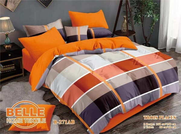 Parure de lit colorée