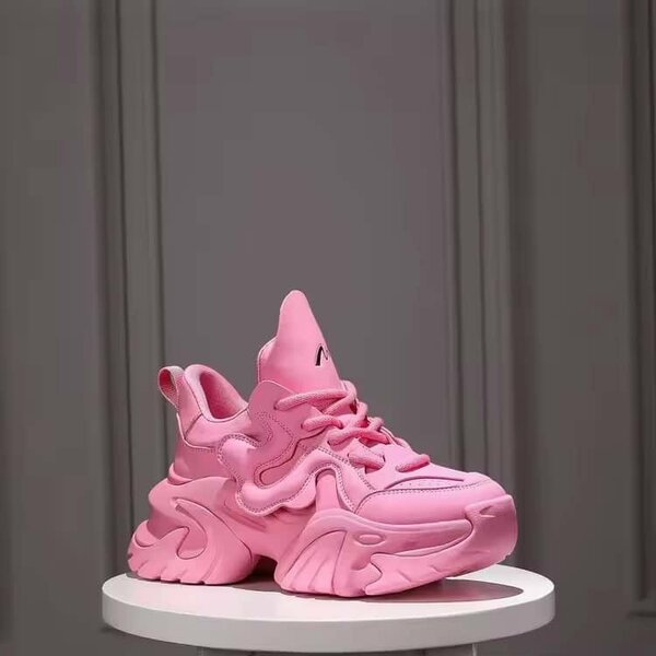 Baskets mode chunky colorées