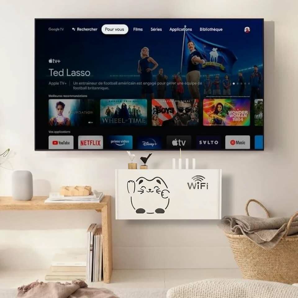 Étagère Murale Cache-Routeur WiFi