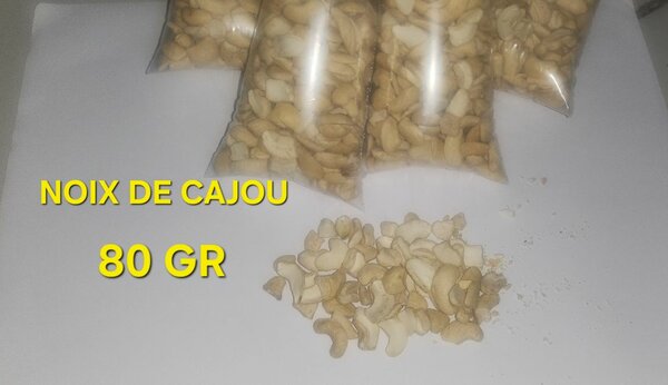 Noix de cajou croquantes 80g