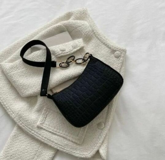 Sac bandoulière texturé tendance