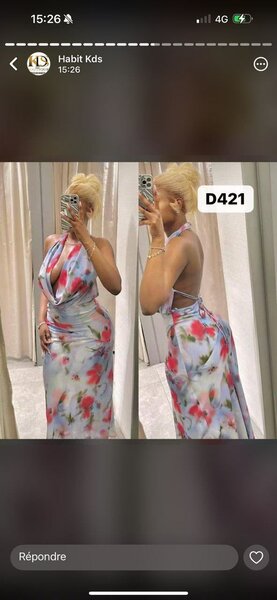 Robe longue fleurie élégante