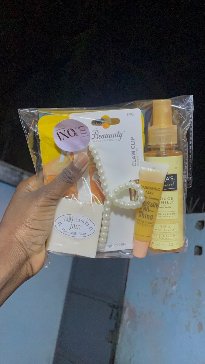 Coffret cadeau soins corporels