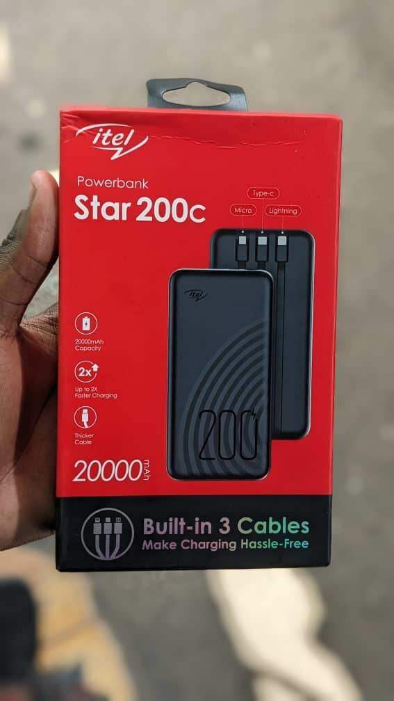 Original itel 20000mAh power banks