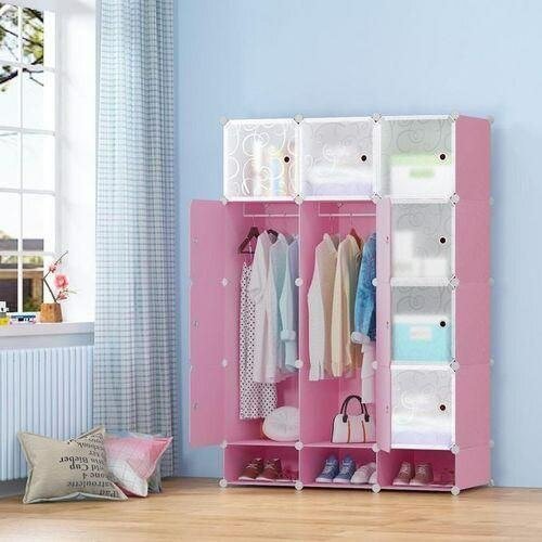 12 Cubes Plastic Wardrobe