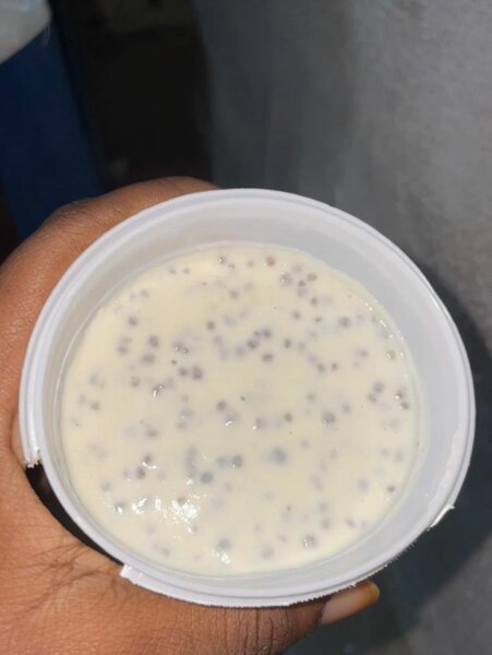 Dessert crémeux aux graines