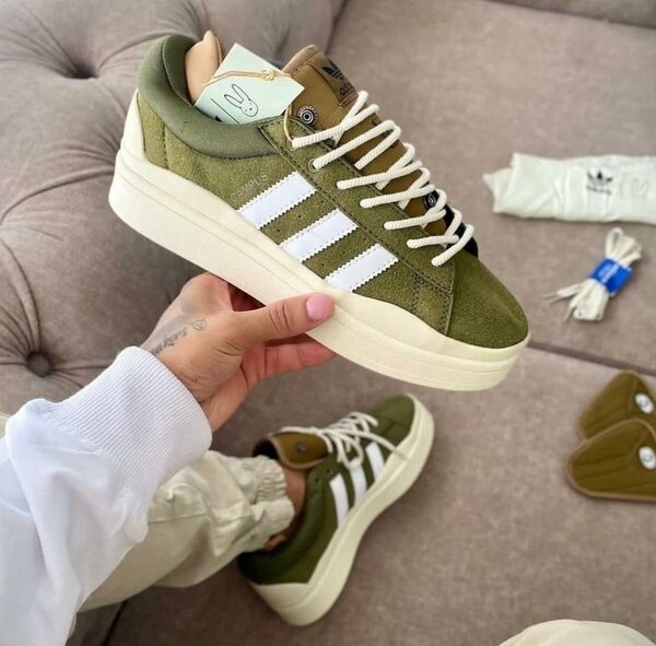 Baskets Suède Vertes Classiques