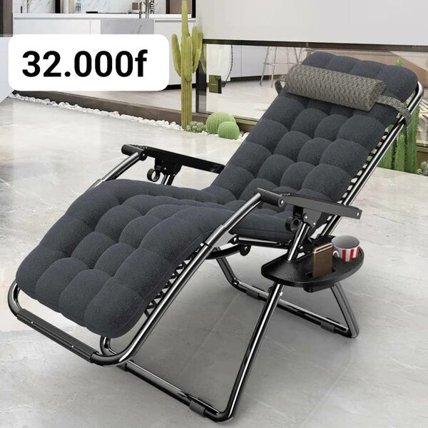 Fauteuil inclinable confort extérieur