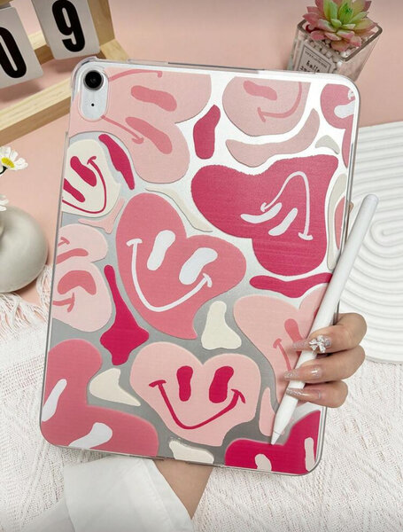 Coque iPad 10th Rose Smiley