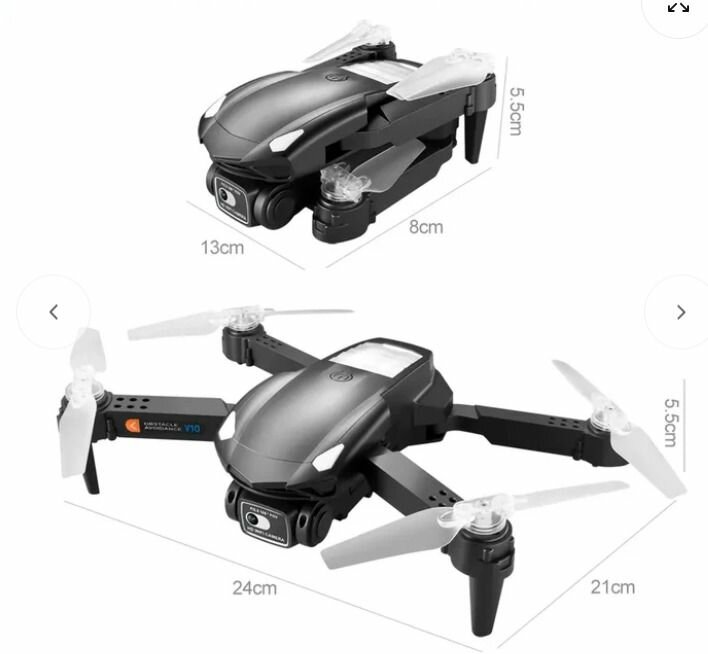 Drone HD V10 avec Évitement d'Obstacles
