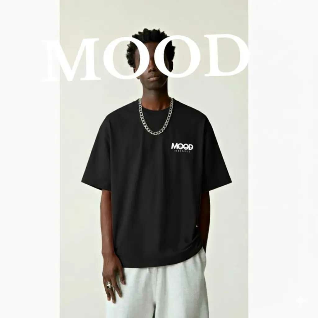 T-shirt noir MOOD Interface