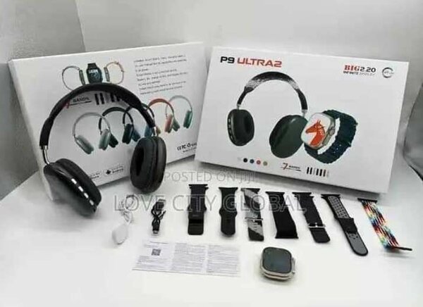 P9 headphones and smart watch