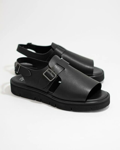 Sandale dame en cuir