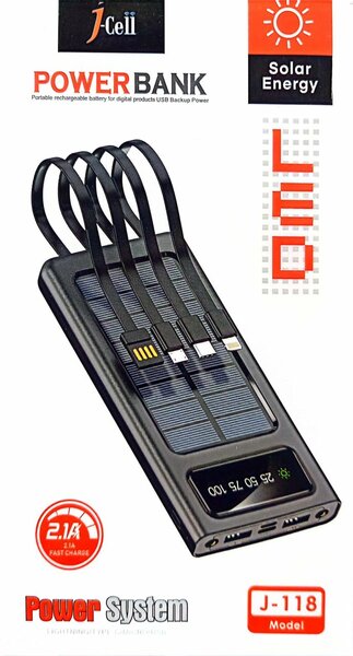 J-Cell 118 Solar Power Bank