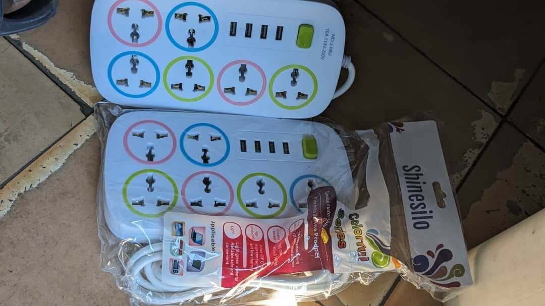 Extension adapters with USB ports