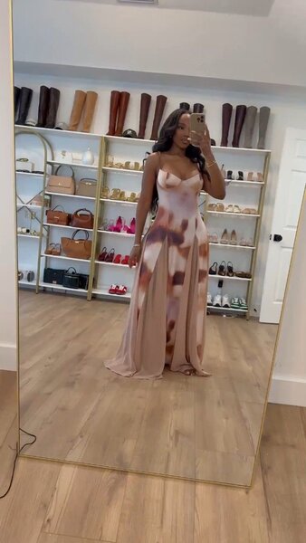 Robe longue élégante femme