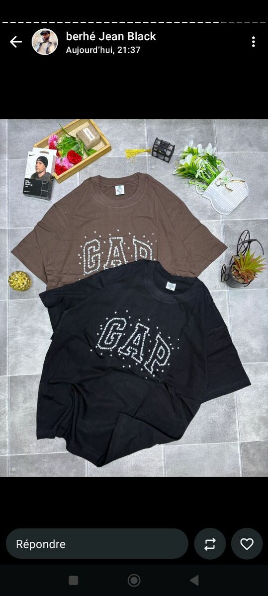 Lot de T-shirts casual