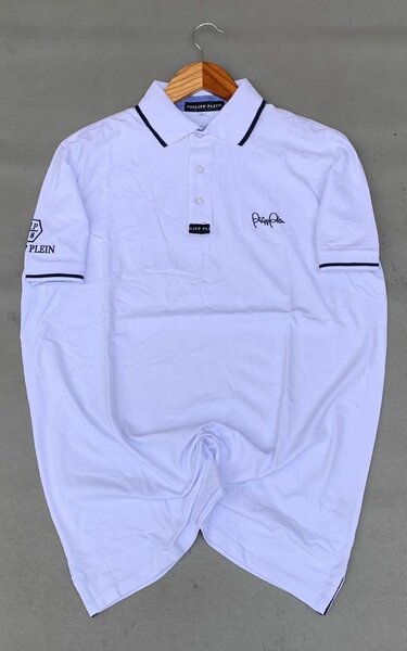 Polo Blanc Homme Élégant