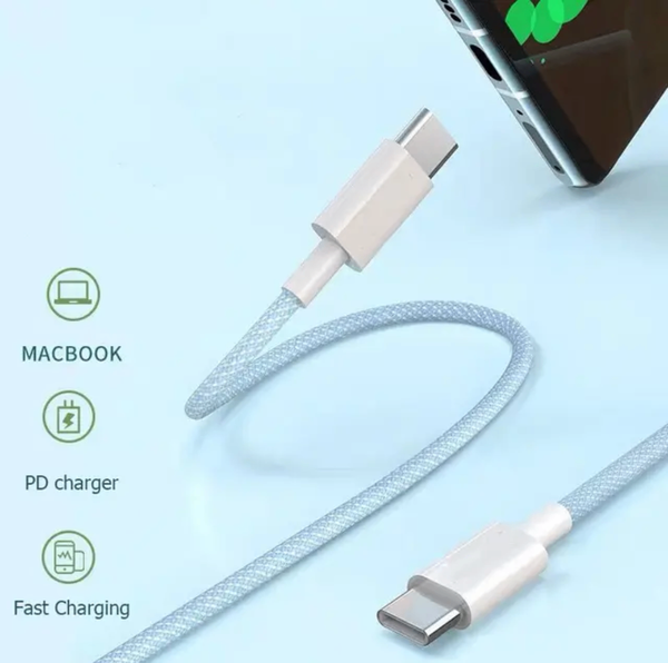 type C to C fast phone charging cables