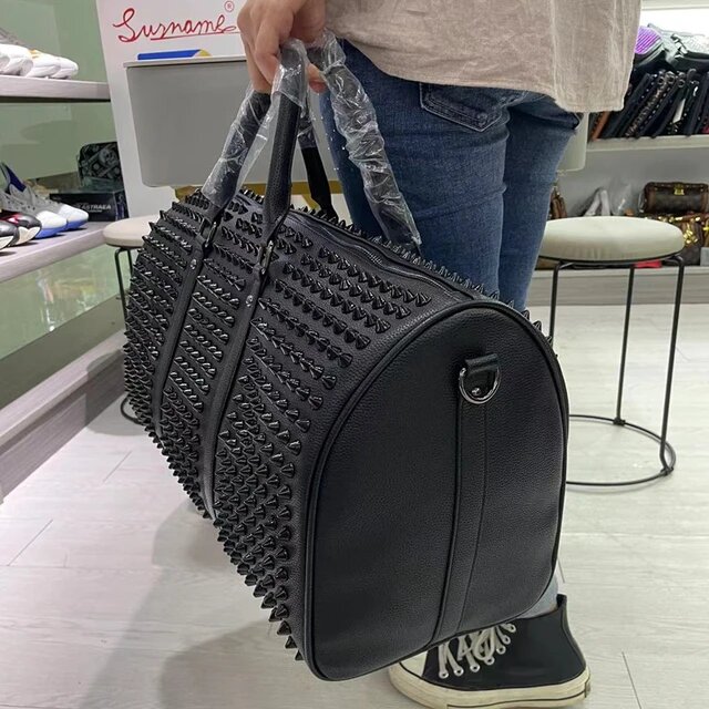 Sac de Voyage Clouté Noir