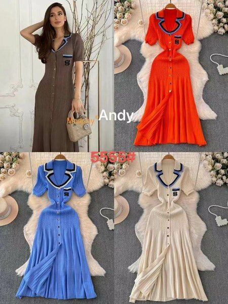 Très belle robe en 5 couleurs S M L XL 2XL