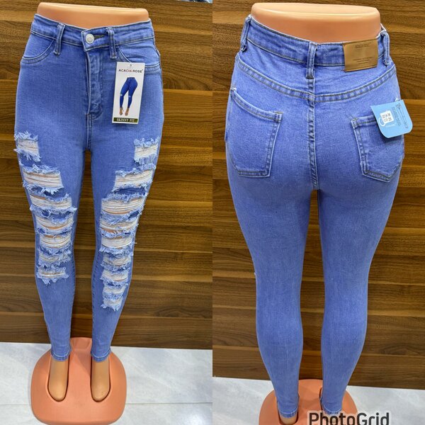 Jeans skinny déchirés