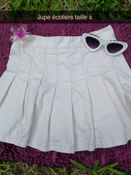 Jupe plissée écolière taille S/M