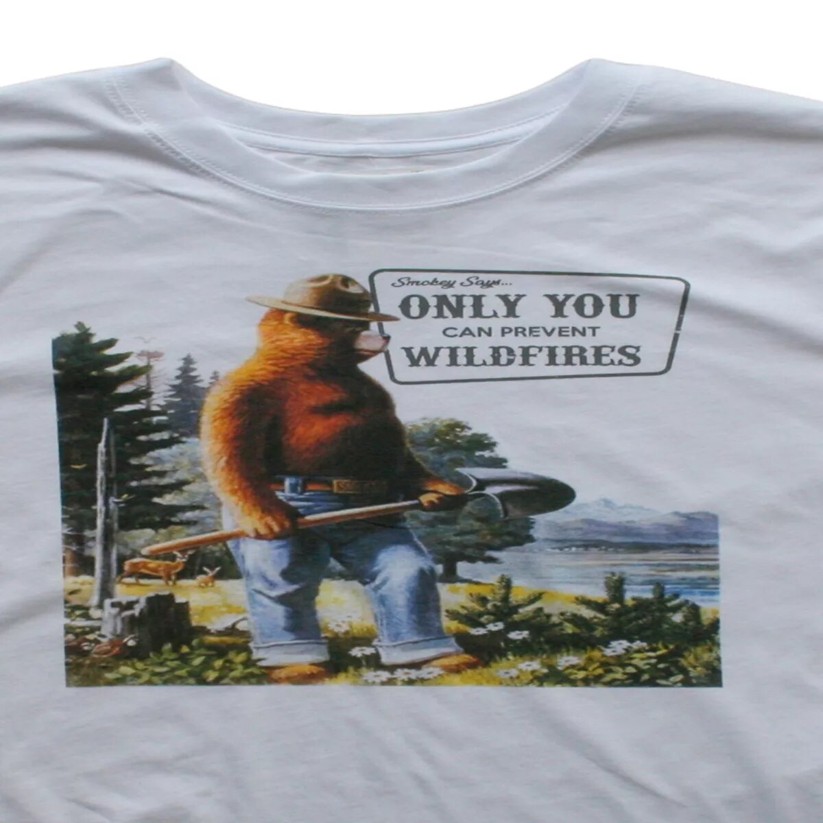 Mighty Fine Smokey the Bear Crop Top