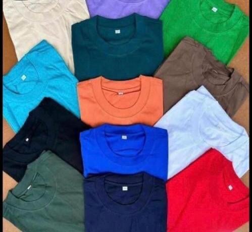 T-shirts colorés en coton