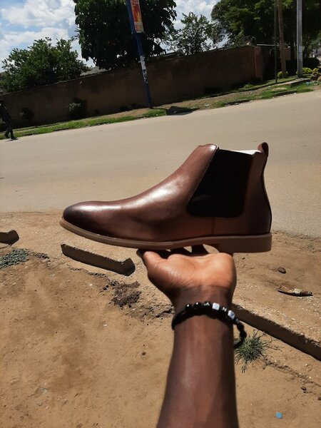 Leather Chelsea boots