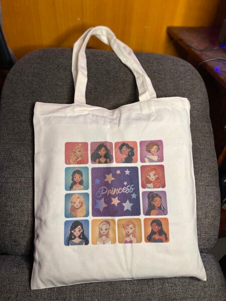 Sac en toile imprimé bohème