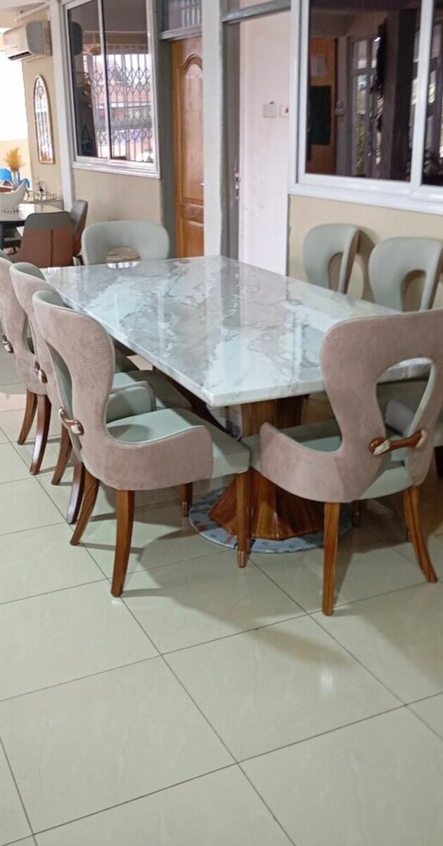 Marble Top Dinner Table