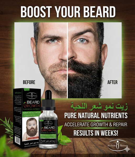 Huile Croissance Barbe Naturelle