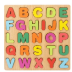 Wooden Alphabet Puzzles Numbers Count Board | Colorful Letters/Numbers/Shapes for Kids |Preschool Early Learning Educational Toys
