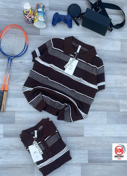 Polo rayé élégant pour hommes