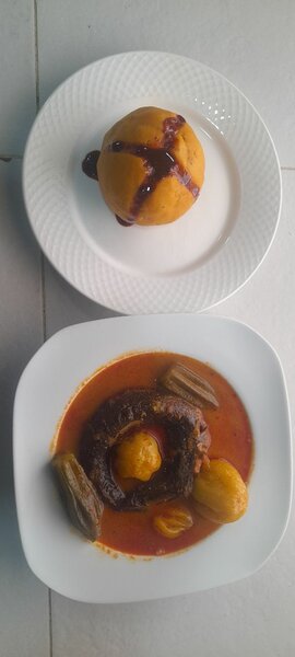 Sauce Adioukrou brochet/Foufou