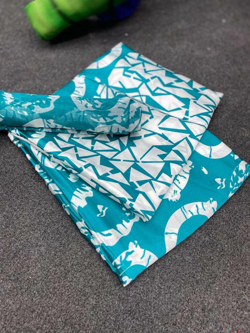 Tissu géométrique vibrant